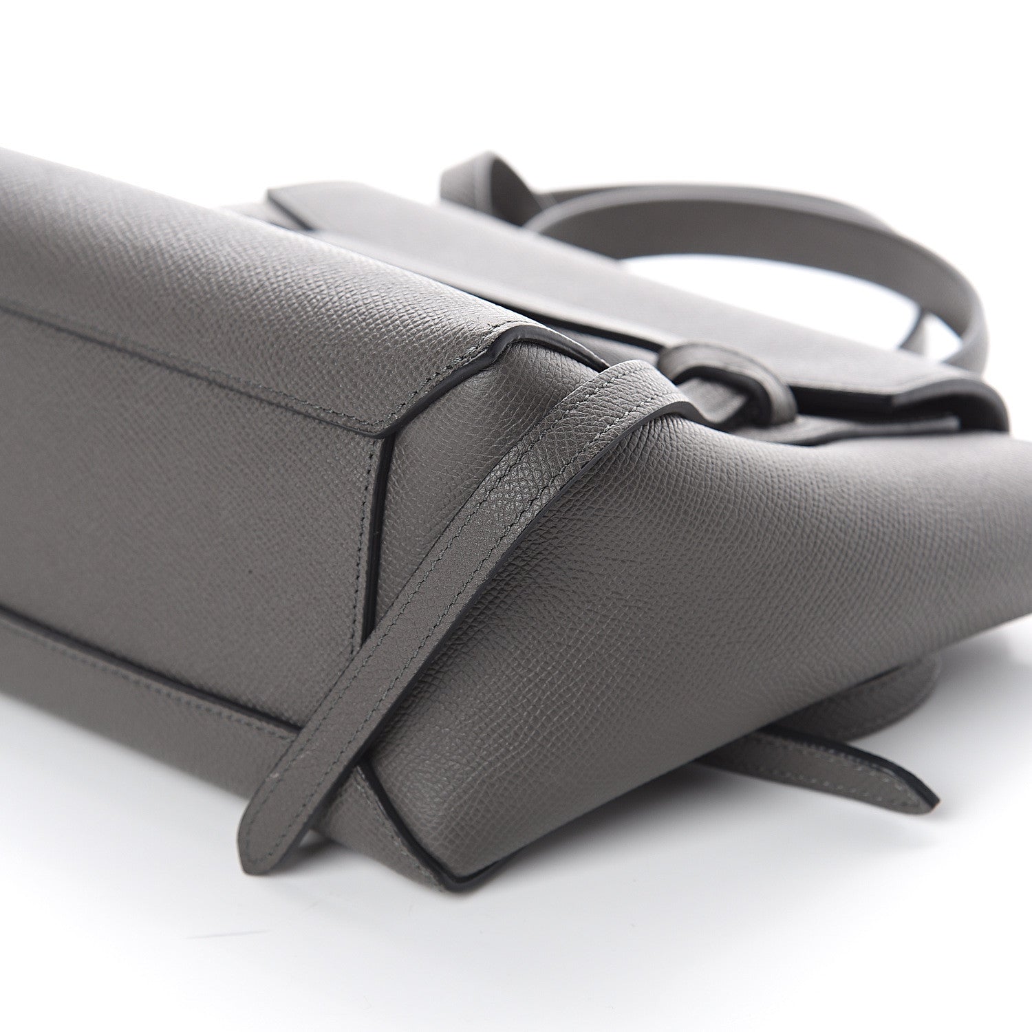Celine Grained Calfskin Nano Belt Bag Grey 8 of 8