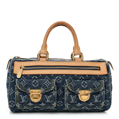 Louis Vuitton Monogram Denim Neo Speedy Blue 1 of 12