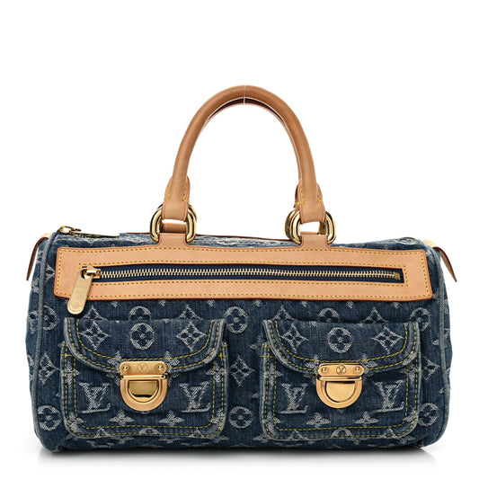 Monogram Denim Neo Speedy Blue