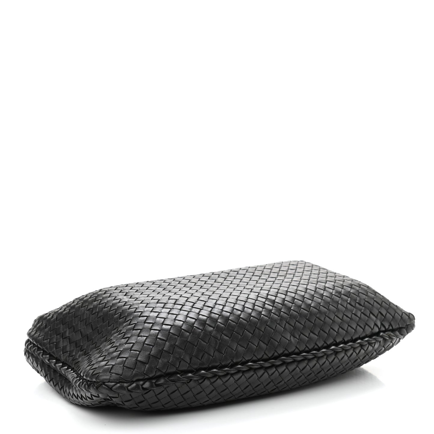 Nappa Intrecciato Large Veneta Hobo Black