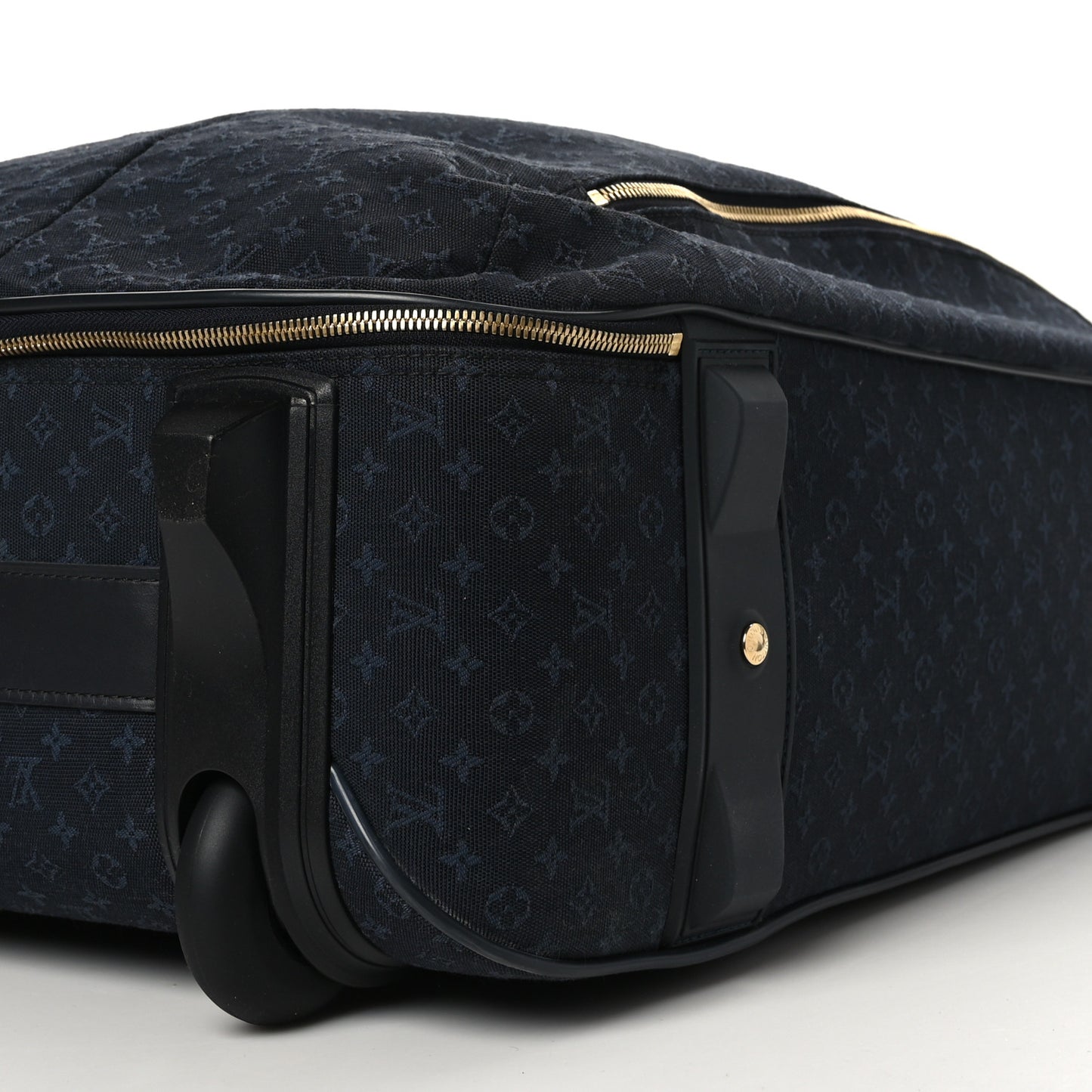 Mini Monogram Rolling Luggage Blue