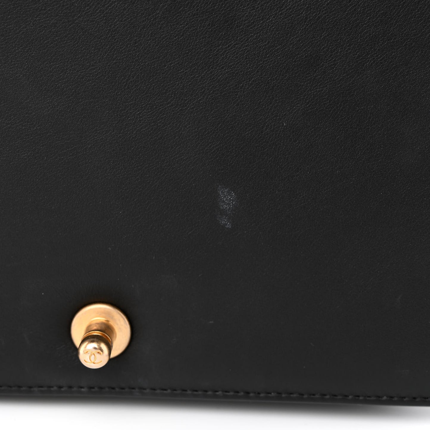 Calfskin Quilted New Medium Boy Flap Black