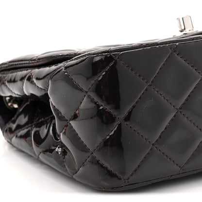 Chanel Patent Quilted Mini Square Flap Purple 9 of 10