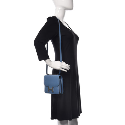 Hermes Epsom Constance 18 Bleu Azur 2 of 20