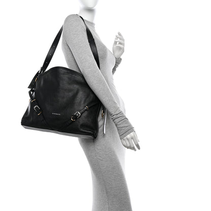 Givenchy Calfskin Medium Voyou Bag Black 2 of 10