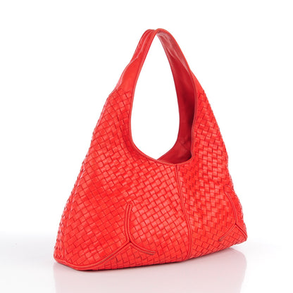Bottega Veneta Nappa Intrecciato Ball Hobo Cardinal 3 of 11