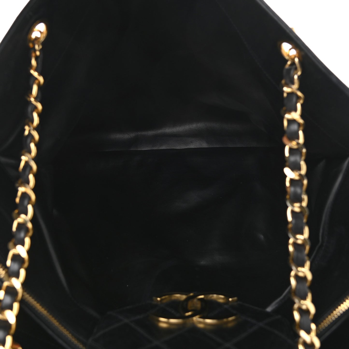 Calfskin Stitched XL Weekender Black