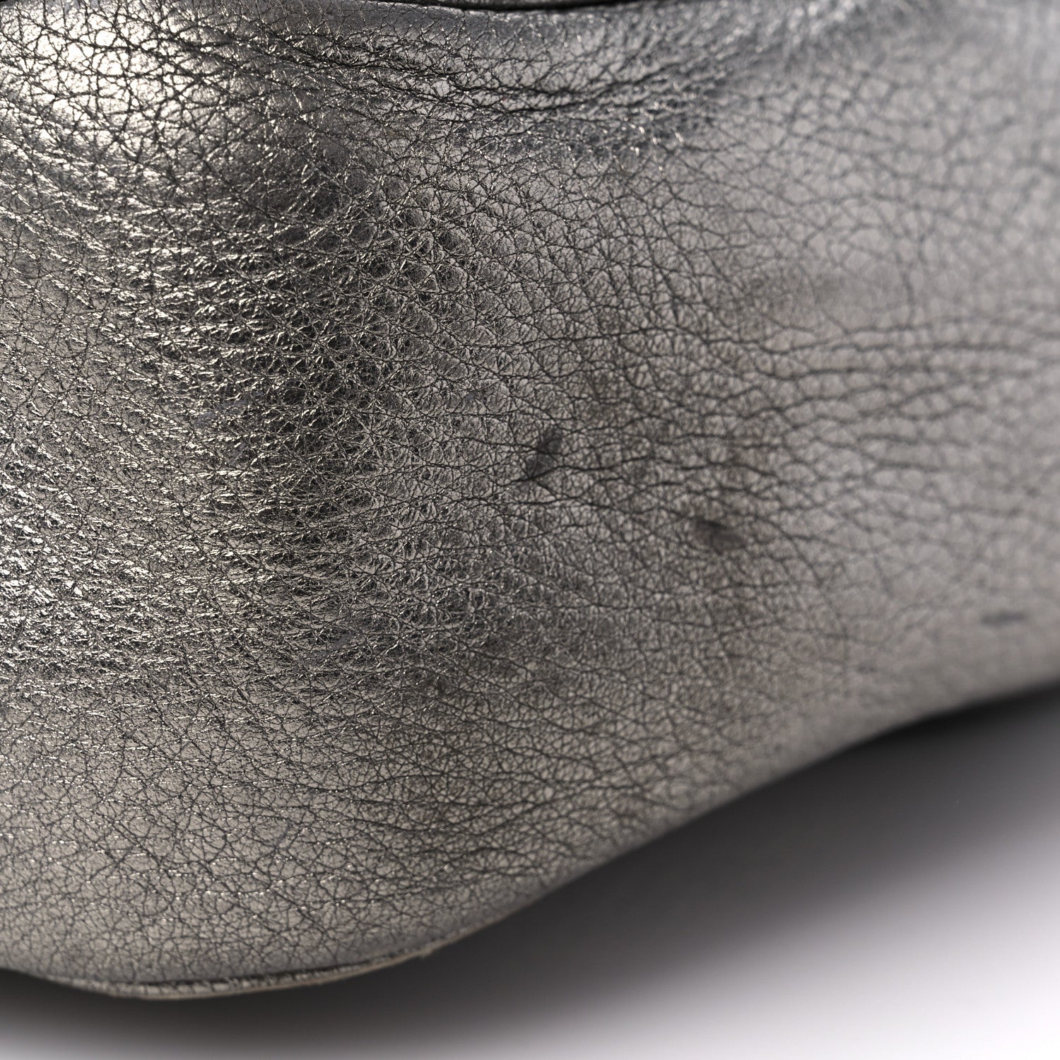 Prada Metallic Vitello Daino Tote 14 of 22
