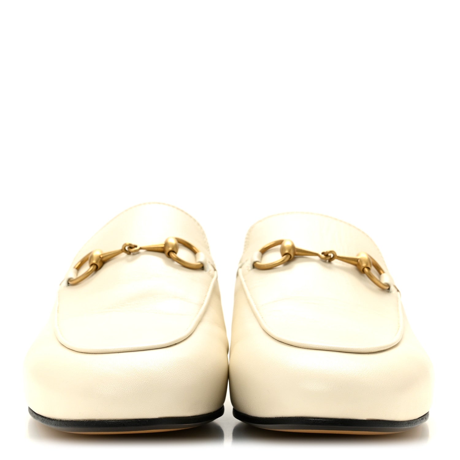 Gucci Malaga Kid Womens Princetown Slippers 37.5 Mystic White 3 of 10
