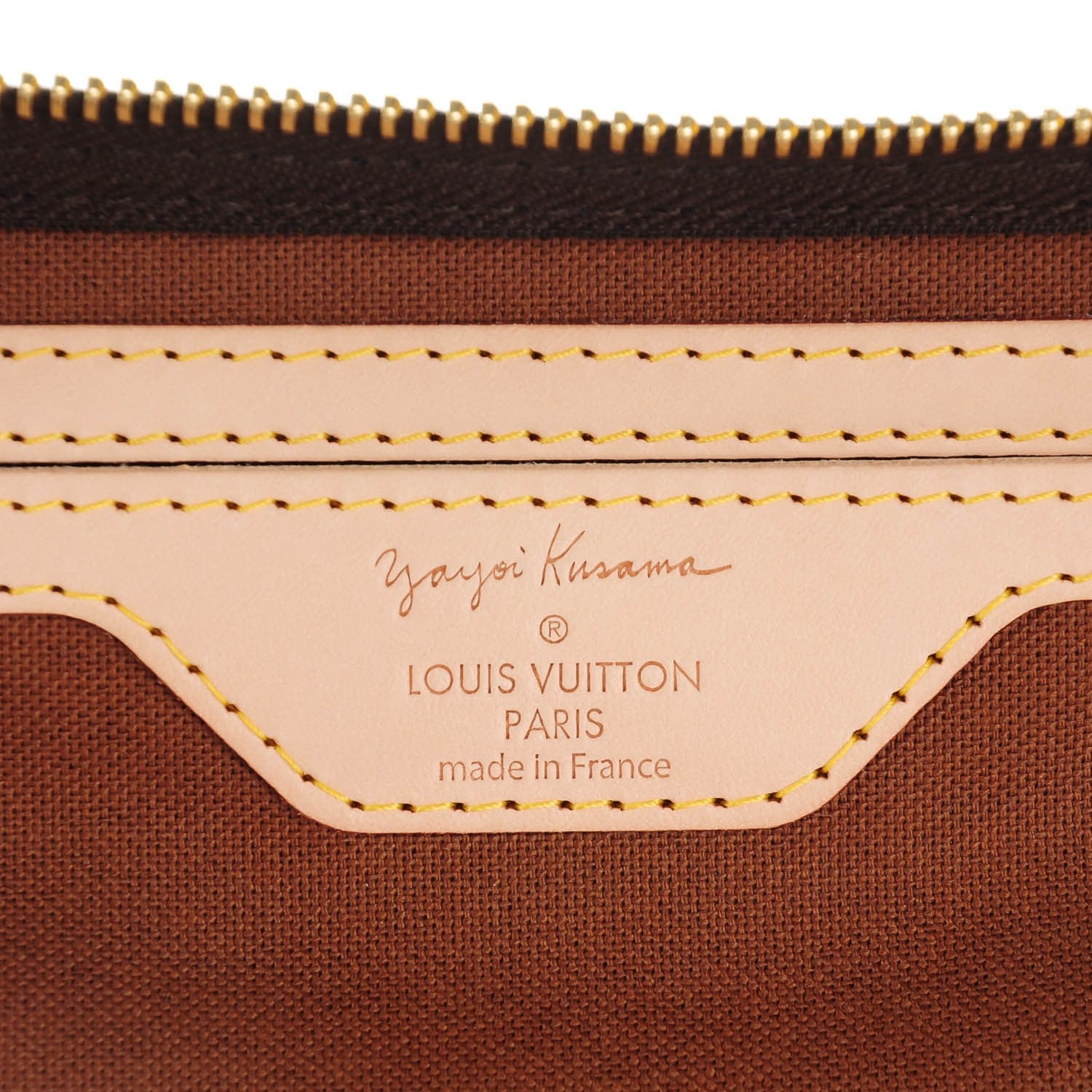 Louis Vuitton Monogram Kusama Town Speedy 30 Blue 7 of 7