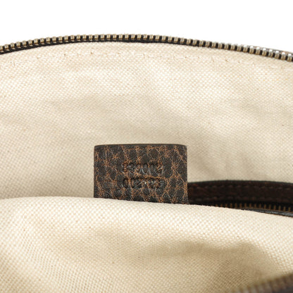 Gucci Monogram Laidback Crafty Dome Satchel Dark Brown 7 of 7