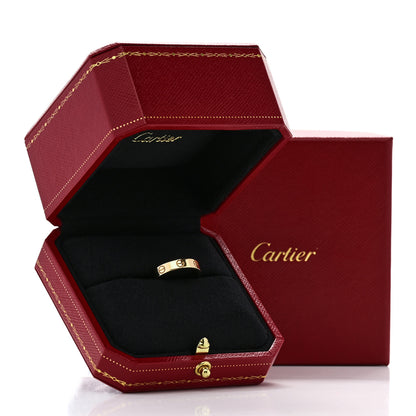 Cartier 18K Yellow Gold 3.5mm LOVE Wedding Band Ring 51 5.75 5 of 5