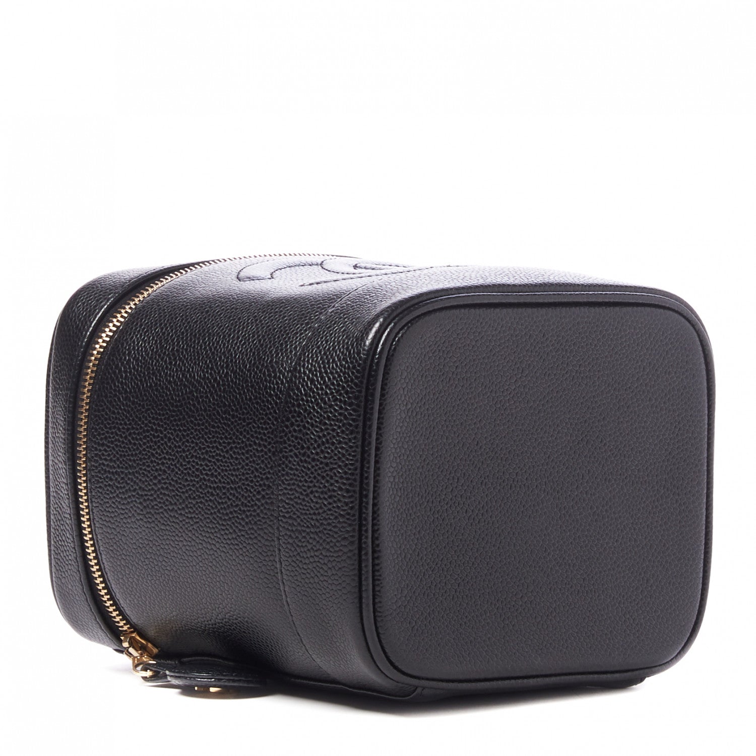 Chanel Caviar Vanity Cosmetic Case Black 3 of 9