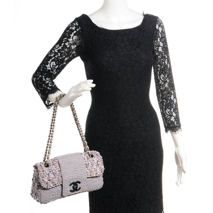 Chanel Tweed Fantasy Flap Pink 2 of 7