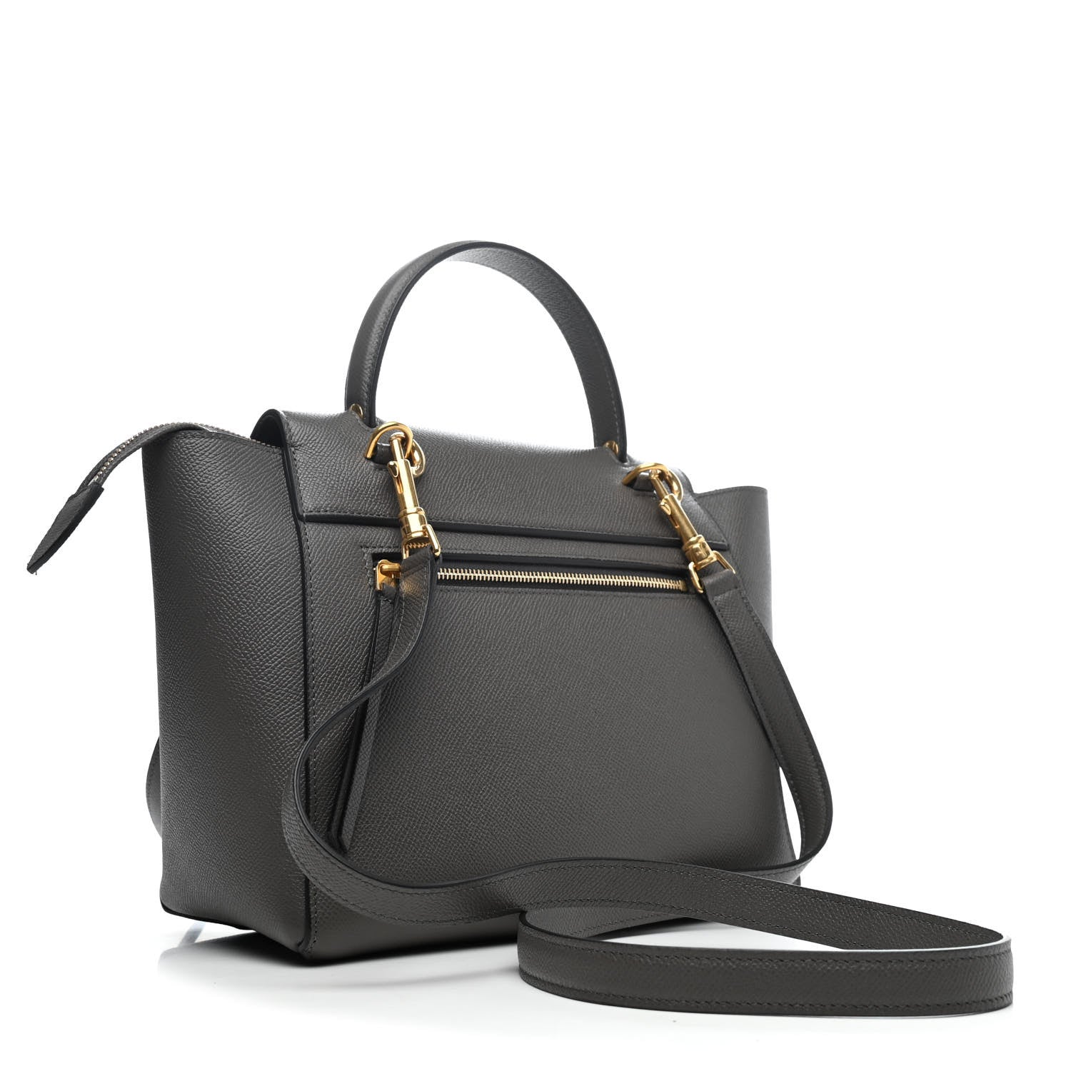 Celine Grained Calfskin Micro Belt Bag Grey 2 of 4