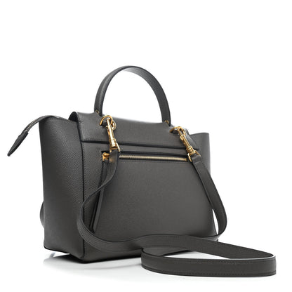 Celine Grained Calfskin Micro Belt Bag Grey 2 of 4