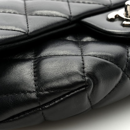 Chanel Calfskin Quilted CC Uniform Flap Belt Bag Black 8 of 9