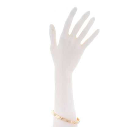 Cartier 18K Yellow Gold LOVE Cuff Bracelet 21 2 of 4