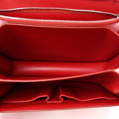 Celine Box Calfskin Medium Classic Box Flap Bag Red 5 of 11