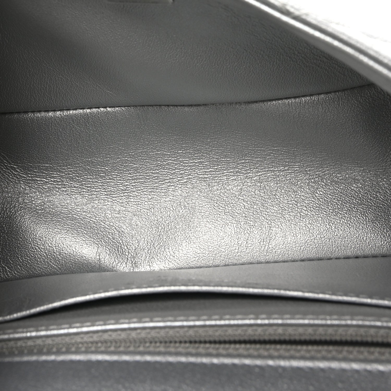 Chanel Metallic Grained Calfskin Quilted 2.55 Reissue Mini Flap Silver 5 of 11