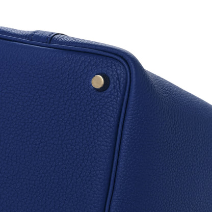 Hermes Taurillon Clemence Picotin Lock 18 PM Bleu Royal 8 of 11