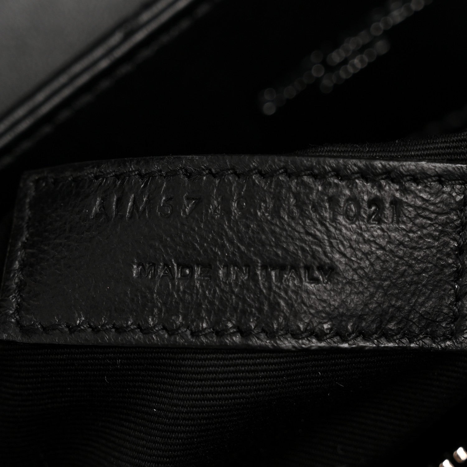 Saint Laurent Calfskin Y Quilted Monogram Medium Loulou Chain Satchel Black 7 of 13