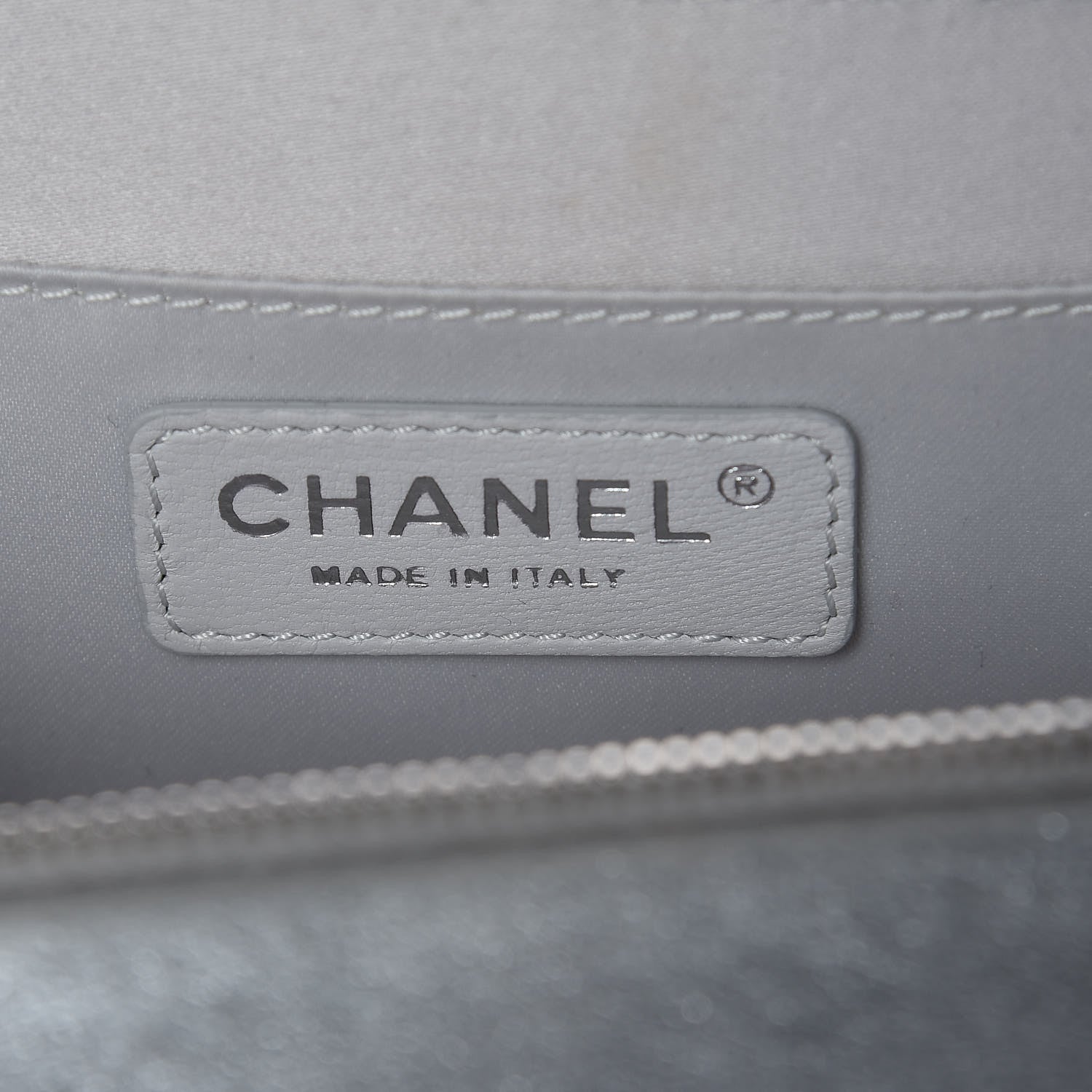 Chanel Metallic Lambskin Quilted Mini Pocket Box Camera Case Silver 9 of 15