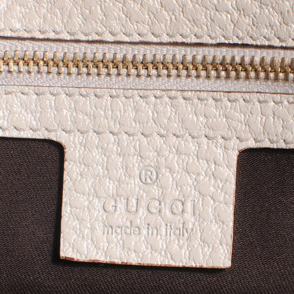 Gucci Leather Bamboo Top Handle Bag Ivory 6 of 7