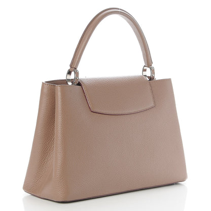 Louis Vuitton Taurillon Capucines MM Taupe 3 of 8