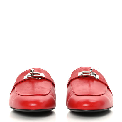 Hermes Goatskin Oz Mules 41 Rouge A Levre 2 of 8