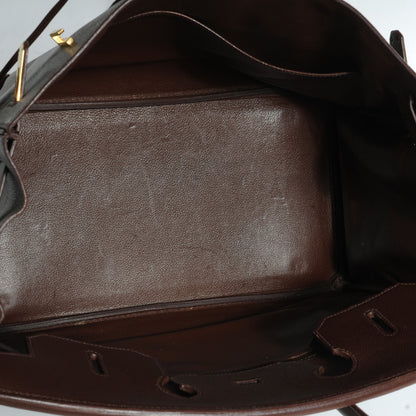 Hermes Courchevel Birkin 35 Chocolate 5 of 8