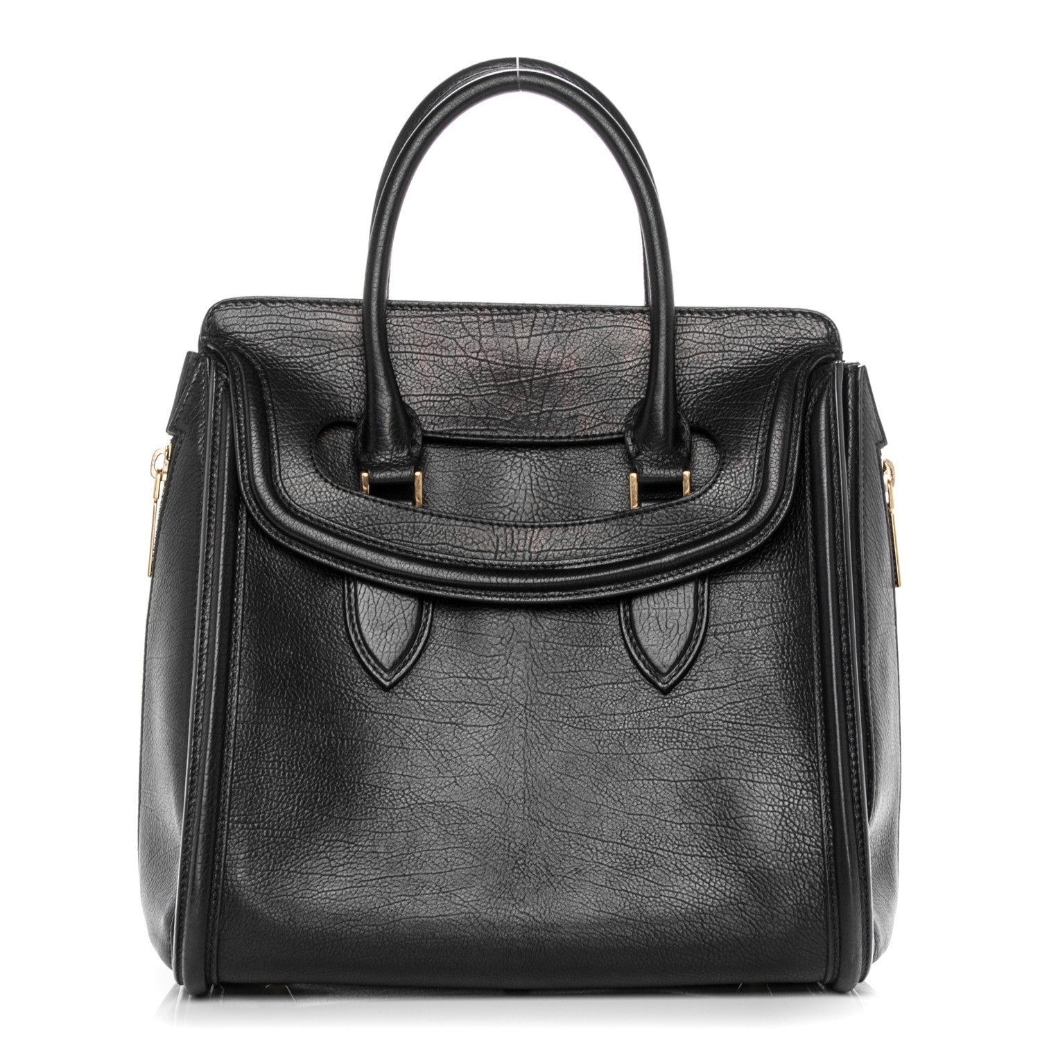 Alexander McQueen Calfskin Large Heroine Black 1 of 13