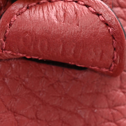 Hermes Taurillon Clemence Evelyne TPM Rouge H 7 of 11