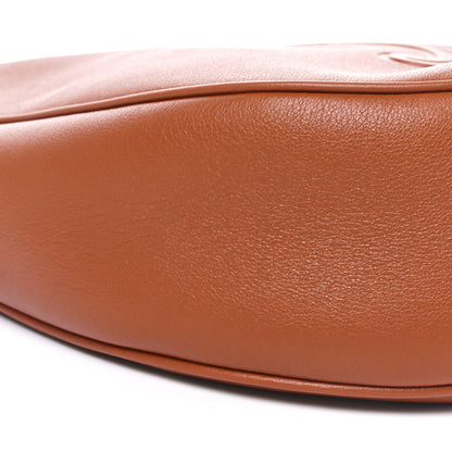 Celine Supple Calfskin Medium Triomphe Heloise Shoulder Bag Tan 9 of 10
