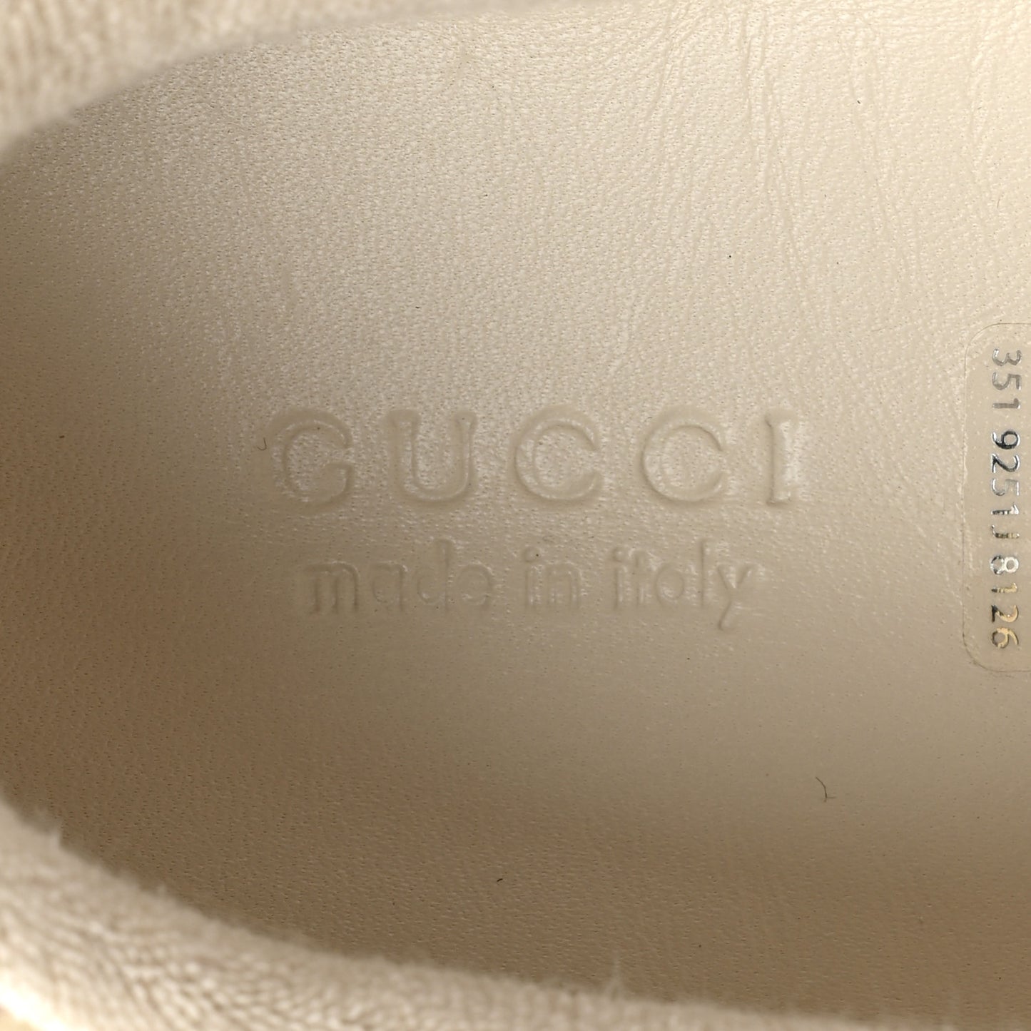 GG Monogram Nubuck Web Womens Screener Sneakers 37 New Sand Dusty Milk Pink