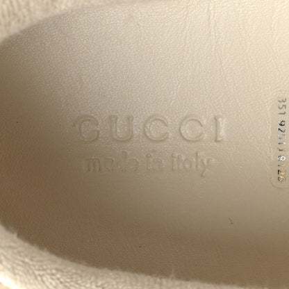 Gucci GG Monogram Nubuck Web Womens Screener Sneakers 37 New Sand Dusty Milk Pink 8 of 10