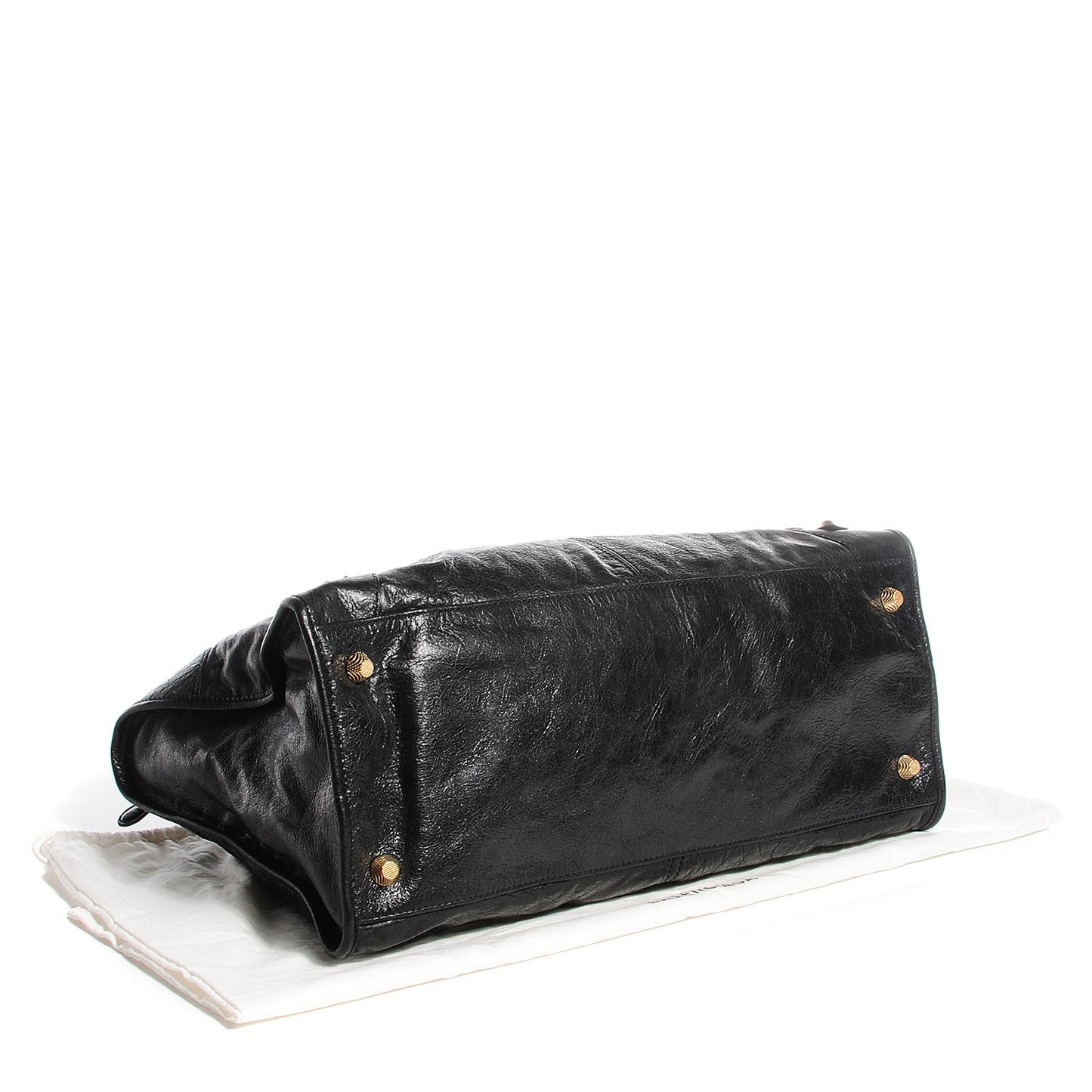 Agneau Giant 12 Gold Hardware Work Black