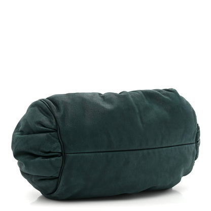Chanel Iridescent Calfskin Midnight Stones Clutch Dark Green 4 of 13
