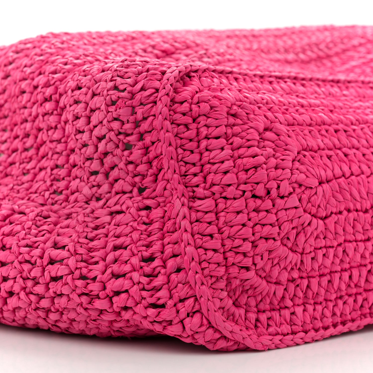 Saint Laurent Raffia Rive Gauche Tote Pink 9 of 10