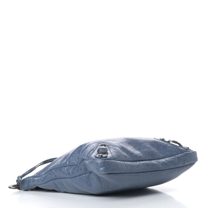 Balenciaga Agneau Classic Hardware Flat Crossbody Bleu Persan 3 of 4