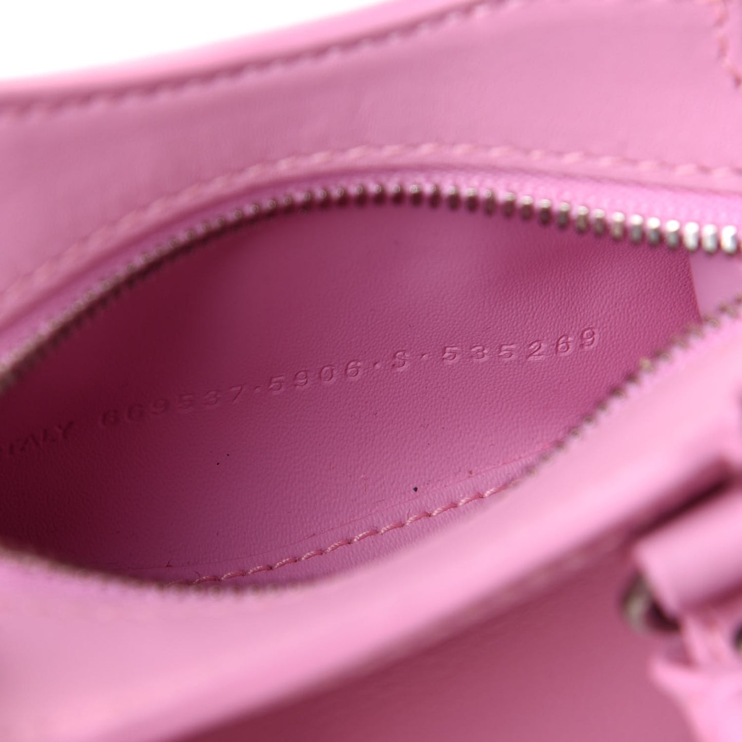 Smooth Calfskin Neo Classic Silver Hardware Super Nano City Crossbody Candy Pink