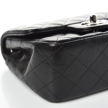Chanel Caviar Quilted Mini Square Flap Black 8 of 9