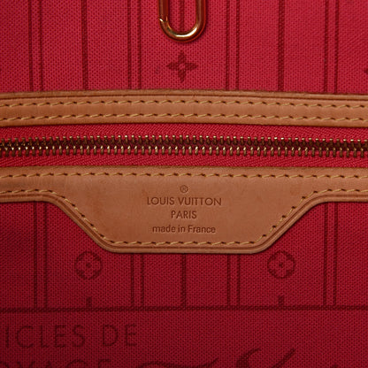 Louis Vuitton Monogram My LV Heritage Neverfull MM Fuchsia Blue de France 6 of 14
