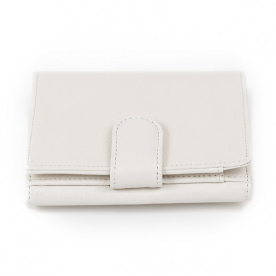 Caviar French Wallet White