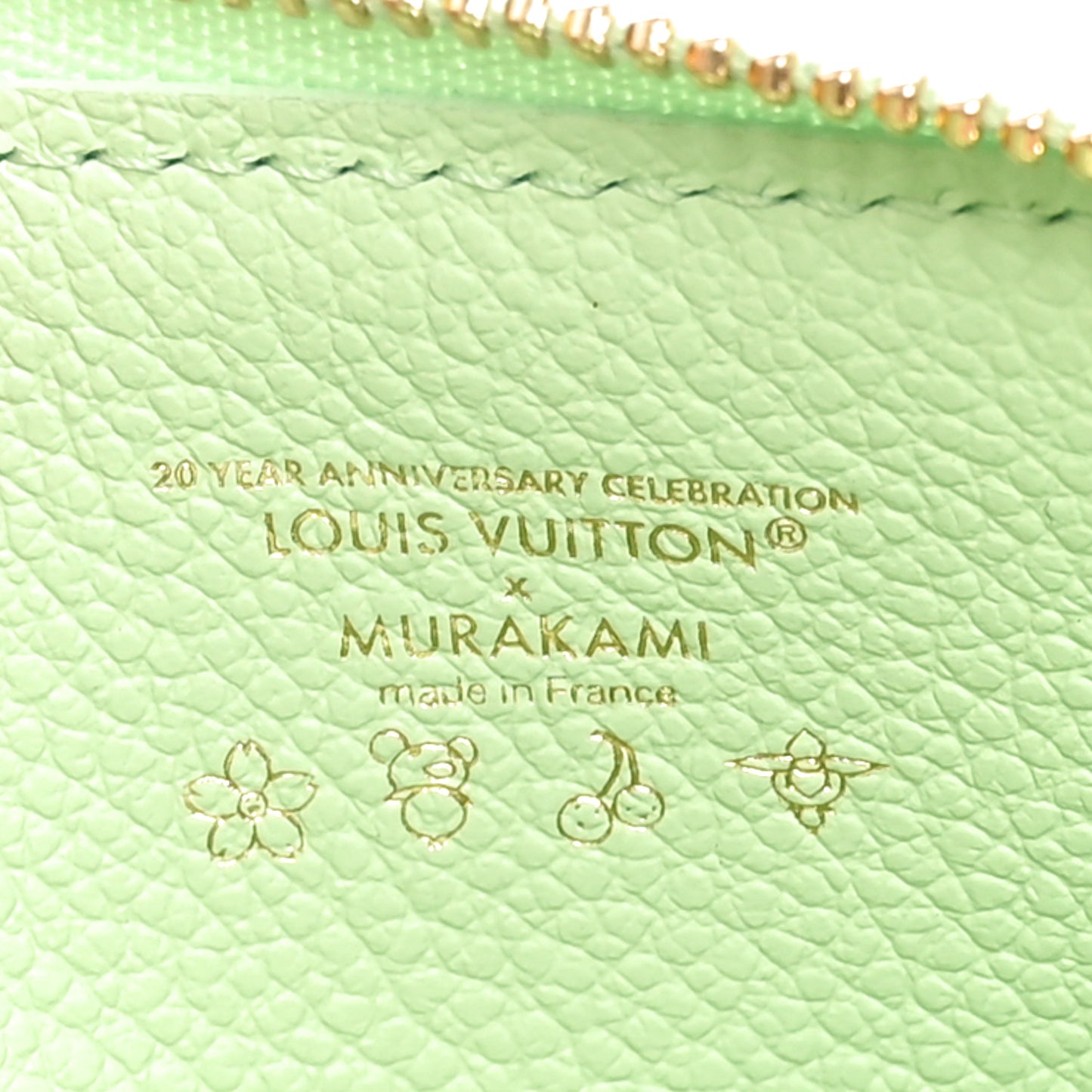 LV X TM Monogram Romy Card Holder Green Tea