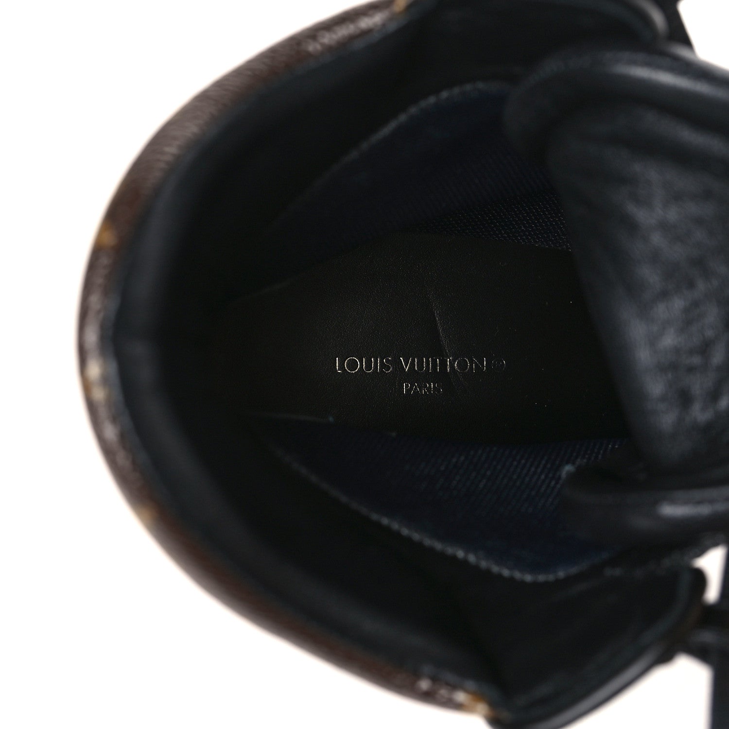 Louis Vuitton Suede Calfskin Monogram Star Trail Ankle Boots 39 Black 8 of 8