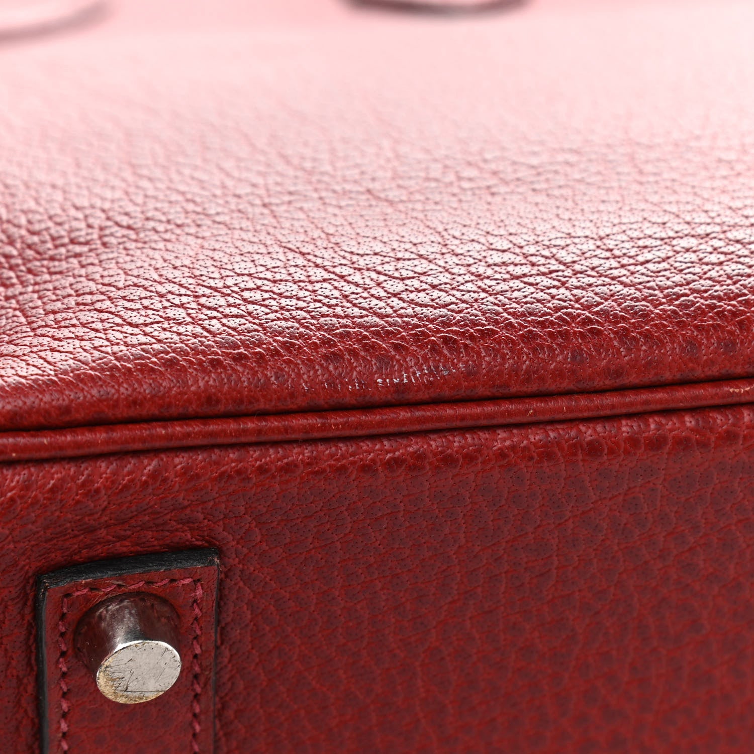 Hermes Buffle Skipper Birkin 35 Rouge H 18 of 21