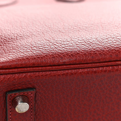 Hermes Buffle Skipper Birkin 35 Rouge H 18 of 21
