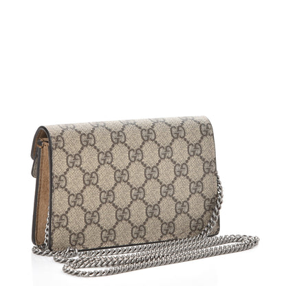 Gucci GG Supreme Monogram Super Mini Dionysus Shoulder Bag Taupe 4 of 8