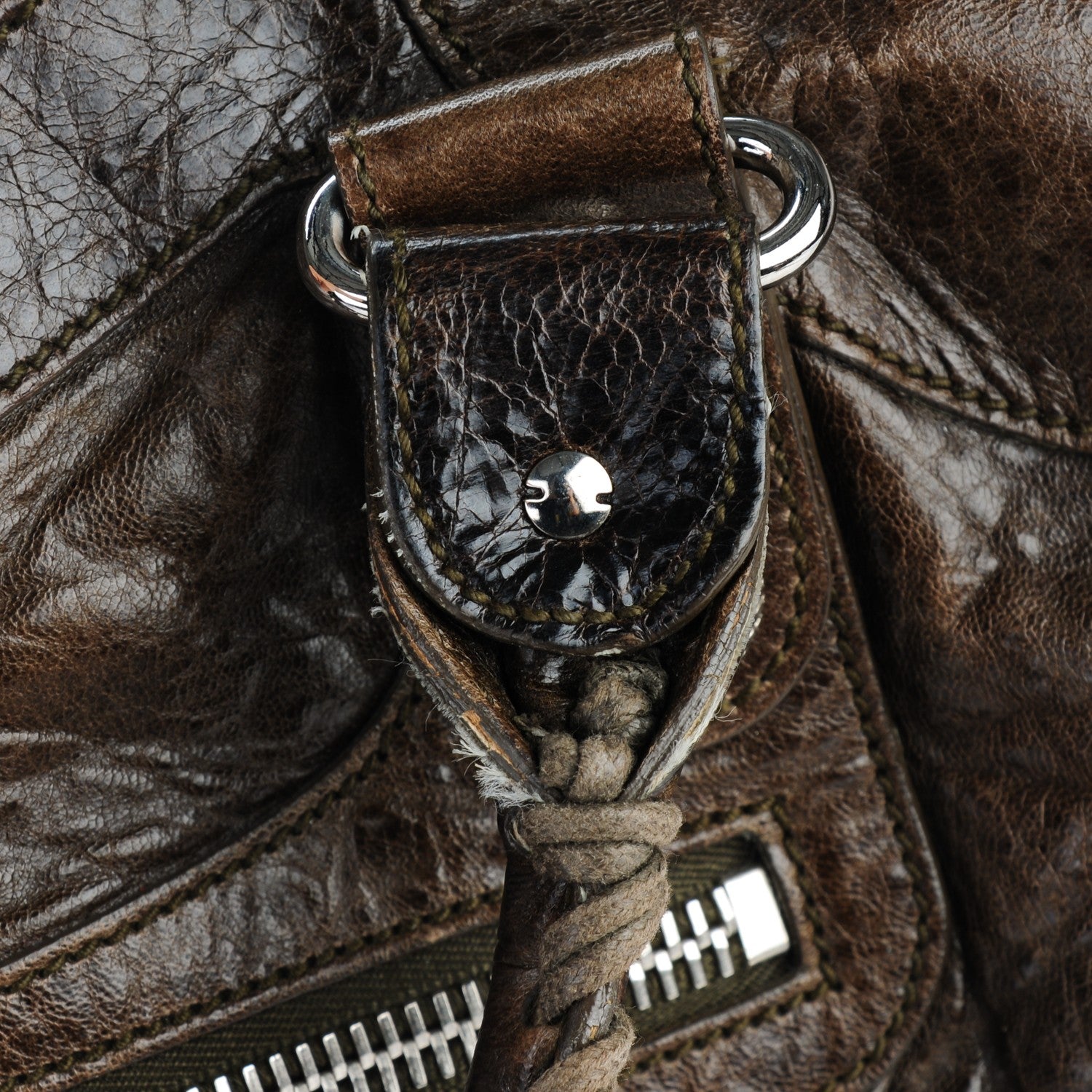 Balenciaga Chevre Giant 21 Silver Hardware City Dark Brown 9 of 12
